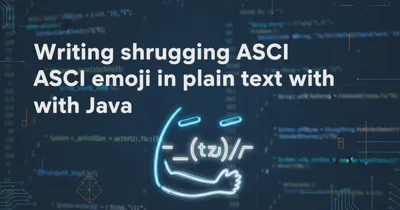 Writing shrugging ASCII emoji ¯\_(ツ)_/¯ in plain text with java