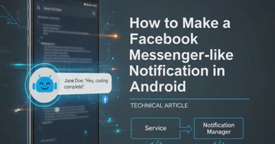 How to make a Facebook Messenger-like notification like this in Android