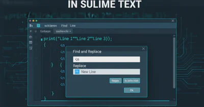 Replace \n with actual new line in Sublime Text