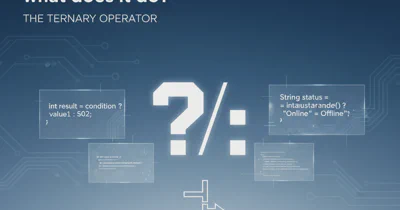 What is the Java ?: operator called and what does it do?