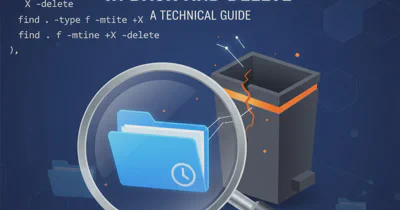 find files older than X days in bash and delete