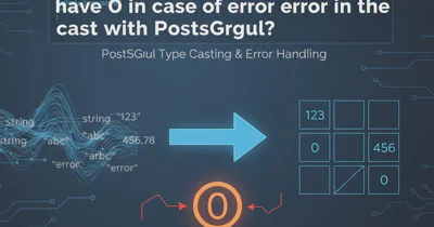 How do I cast a string to integer and have 0 in case of error in the cast with PostgreSQL?