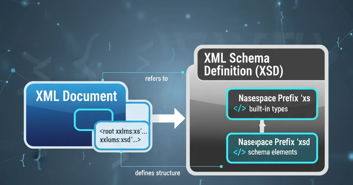 Hero image for Difference between xs and xsd in XML schema file?